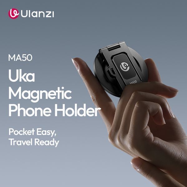 Тримач для телефону Ulanzi MA50 Uka Magnetic Phone Holder Black 699087035 фото