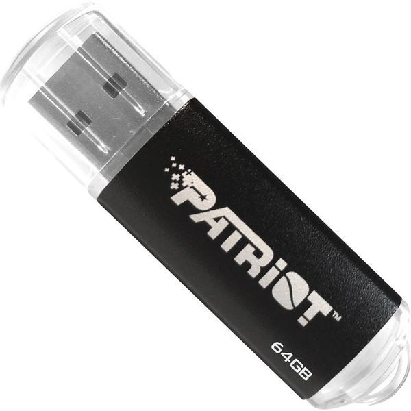 Флеш-накопитель Patriot USB 2.0 Xporter Pulse 64GB Metal/Black 155905623 фото