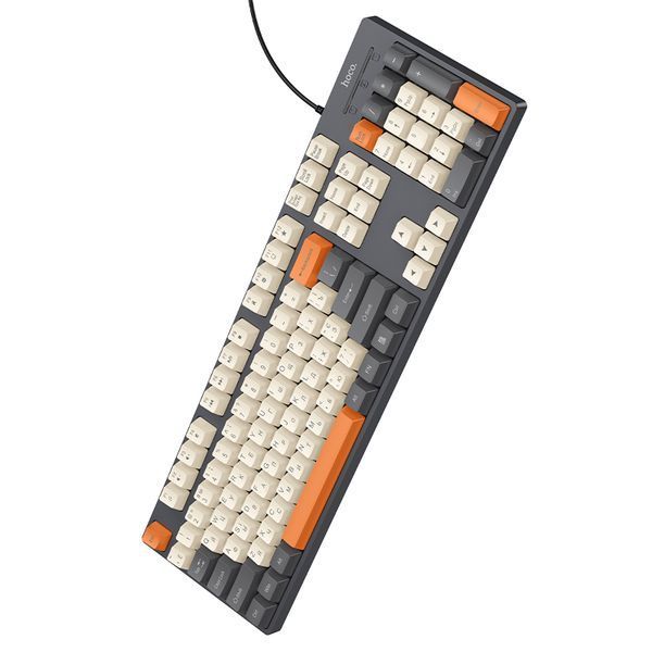 Клавіатура HOCO GM61 Murphy 3-color wired keyboard(Ukrainian version) star gray 108891285 фото