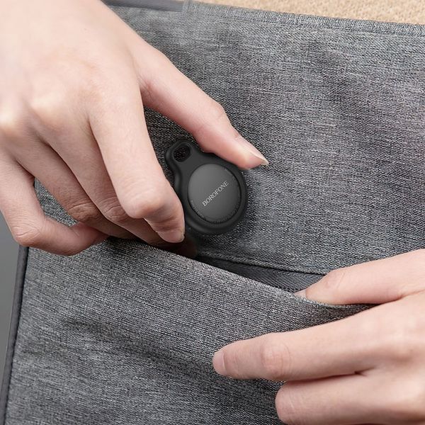 Трекер BOROFONE BC101 Exquisite smart positioning anti-lost device Midnight Black 292894771 фото