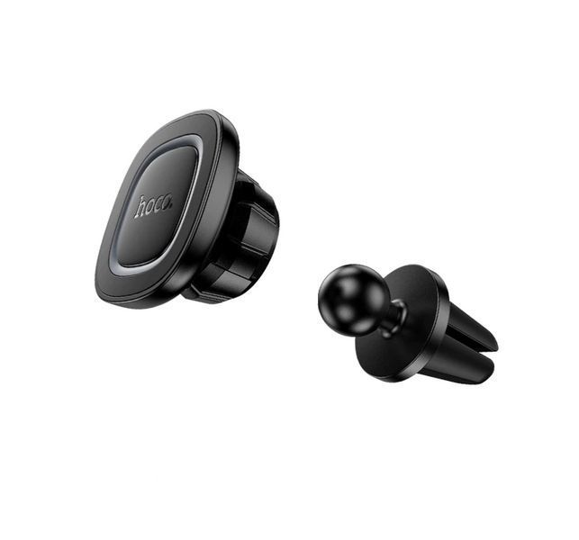 Автотримач для телефона HOCO H72 Crown magnetic car holder (air outlet) Black Metal Gray 246925288 фото
