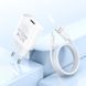 Сетевое зарядное устройство с кабелем HOCO C109A(10.5W) Fighter single port charger set(iP) White 896058919 фото 9