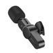 Бездротова мікрофонна система BOROFONE BFK12 Trophy lavalier (Lightning) Black 104942762 фото 4