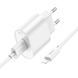 Сетевое зарядное устройство с кабелем HOCO C109A(10.5W) Fighter single port charger set(iP) White 896058919 фото 3