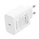 Мережевий зарядний пристрій BOROFONE BA109A Star single port PD40W charger (EU) White 558620683 фото 3