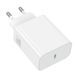 Мережевий зарядний пристрій BOROFONE BA109A Star single port PD40W charger (EU) White 558620683 фото 6