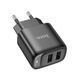 Сетевое зарядное устройство HOCO C141A Smart dual-port charger White 172302844 фото 4
