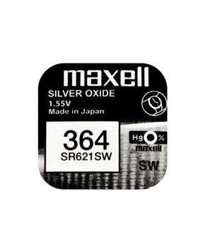 Батарейка MAXELL SR621SW 1PC EU MF (364) A 1шт (M-18292700) 276456259 фото