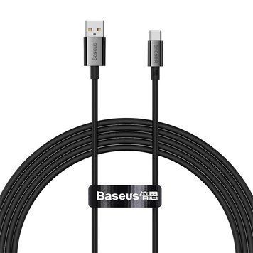 Кабель Baseus Superior Series Fast Charging Data Cable USB to Type-C 100W 2m Cluster Black 103389496 фото