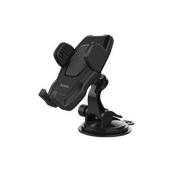 Автодержатель для телефона HOCO CA31 cool run suction cup car holder Black 445736974 фото