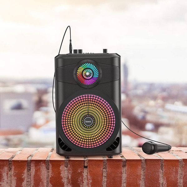 Портативная колонка HOCO BS46 Mature outdoor BT speaker, 10W, Black 498481162 фото