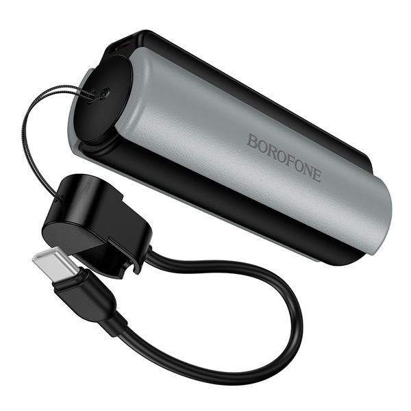 Зовнішній акумулятор BOROFONE BJ87 Star power bank with flashlight and cable(5000mAh) Black 750566985 фото