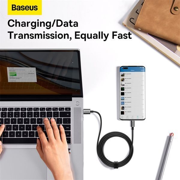 Кабель Baseus Superior Series Fast Charging Data Cable USB to Type-C 100W 2m Cluster Black 103389496 фото