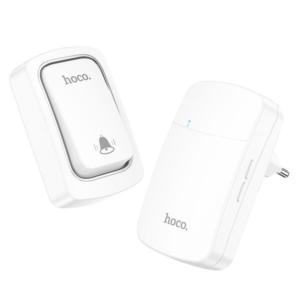 Дзвінок HOCO HI26 self-powered wireless doorbell (EU) 106408725 фото