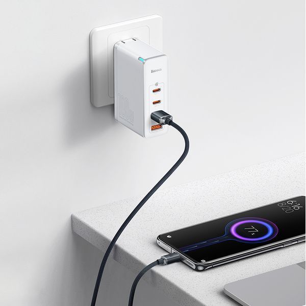 Кабель Baseus Crystal Shine Series Fast Charging Data Cable USB to Type-C 100W 2m Black 105116198 фото