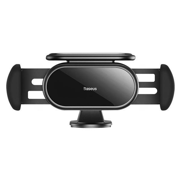 Автотримач для телефона Baseus Steel Cannon pro Solar Electric Car Mount Black 585077238 фото