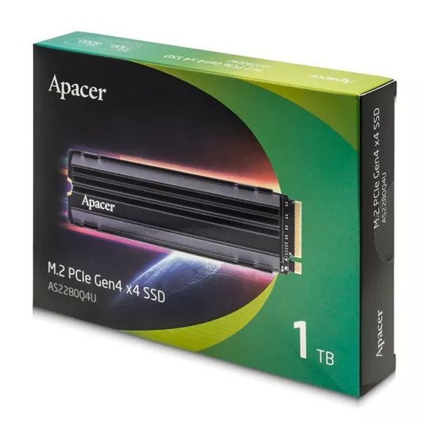 Накопичувач SSD M.2 Apacer AS2280Q4U 1TB 2280 PCIe 4.0x4 NVMe 3D Nand Read/Write: 7300/6000 MB/sec 883147545 фото