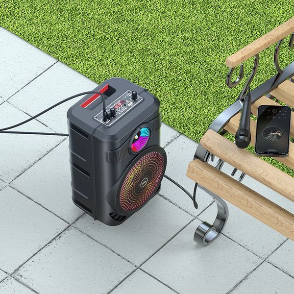 Портативная колонка HOCO BS46 Mature outdoor BT speaker, 10W, Black 498481162 фото