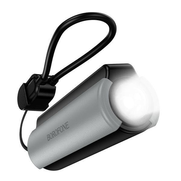 Зовнішній акумулятор BOROFONE BJ87 Star power bank with flashlight and cable(5000mAh) Black 750566985 фото