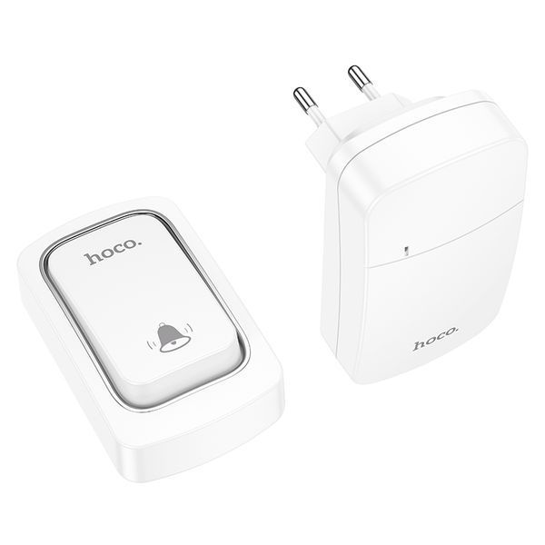 Дзвінок HOCO HI26 self-powered wireless doorbell (EU) 106408725 фото