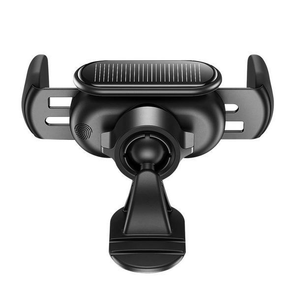 Автотримач для телефона Baseus Steel Cannon pro Solar Electric Car Mount Black 585077238 фото