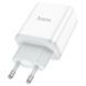 Мережевий зарядний пристрій HOCO C105A Stage dual port PD20W+QC3.0 charger White 889952096 фото 3