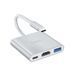 USB-хаб HOCO HB14 Easy use Type-C adapter(Type-C to USB3.0+HDMI+PD) Silver 135327980 фото 1