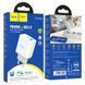 Мережевий зарядний пристрій HOCO C105A Stage dual port PD20W+QC3.0 charger White 889952096 фото 2