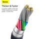 Кабель Baseus Crystal Shine Series Fast Charging Data Cable USB to Type-C 100W 2m Black 105116198 фото 10