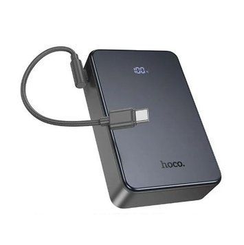 Зовнішній акумулятор HOCO J170A Starlight 22.5W+PD20W fully compatible power bank with cable(20000mAh) Metal Gray 550452585 фото
