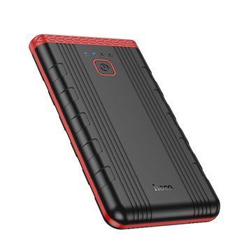 Автомобільний пуско-зарядний пристрій HOCO QS5 Refined intelligent emergency start-up power bank (6000mAh) Black 132643735 фото