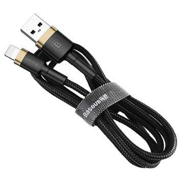 Кабель Baseus Cafule Cable USB For iP 2A 3m Gold+Black 217713200 фото