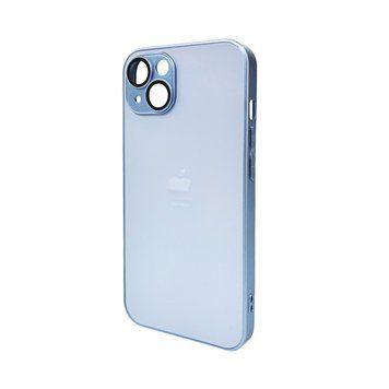 Чехол для смартфона AG Glass Matt Frame Color Logo for Apple iPhone 12 Sierra Blue 441737504 фото