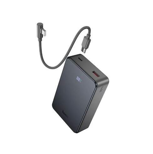 Зовнішній акумулятор HOCO J170A Starlight 22.5W+PD20W fully compatible power bank with cable(20000mAh) Metal Gray 550452585 фото