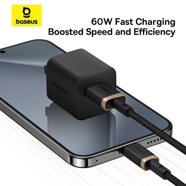 Кабель Baseus Dura Series Fast Charging Cable USB to Type-C 60W 1m Gold+Black 106222028 фото