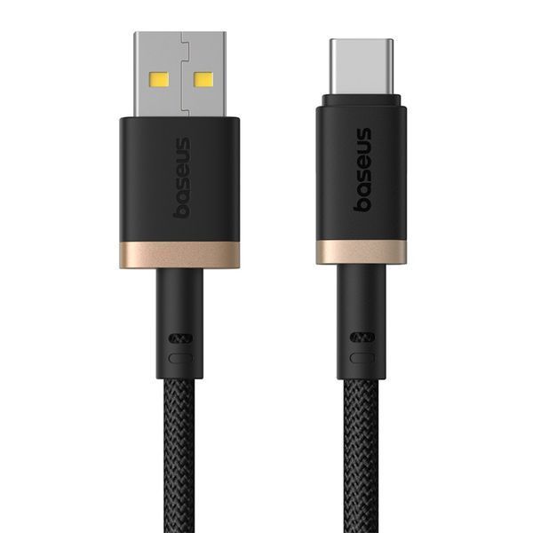 Кабель Baseus Dura Series Fast Charging Cable USB to Type-C 60W 1m Gold+Black 106222028 фото