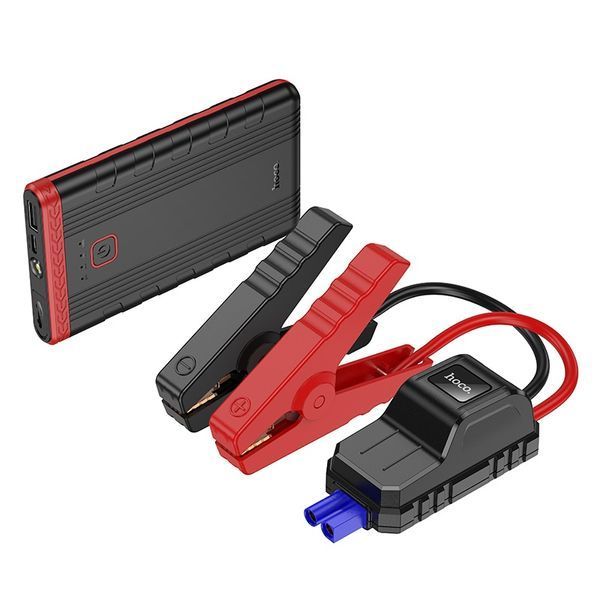 Автомобильное пуско-зарядное устройство HOCO QS5 Refined intelligent emergency start-up power bank (6000mAh) Black 132643735 фото