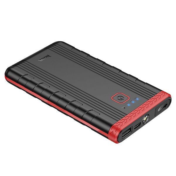 Автомобильное пуско-зарядное устройство HOCO QS5 Refined intelligent emergency start-up power bank (6000mAh) Black 132643735 фото