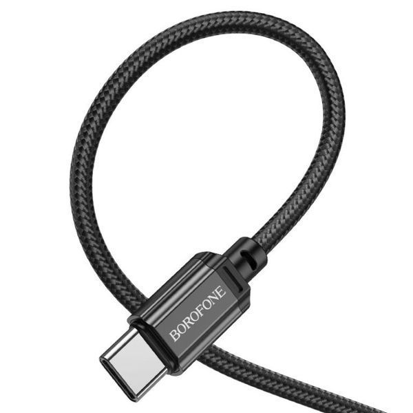 Кабель BOROFONE BX87 Sharp charging data cable for Type-C 1 м Black 932360726 фото