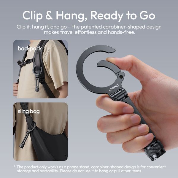 Тримач для телефону Ulanzi MA07 Maglock 1/4 Cold Shoe Phone Mount Black 526921914 фото