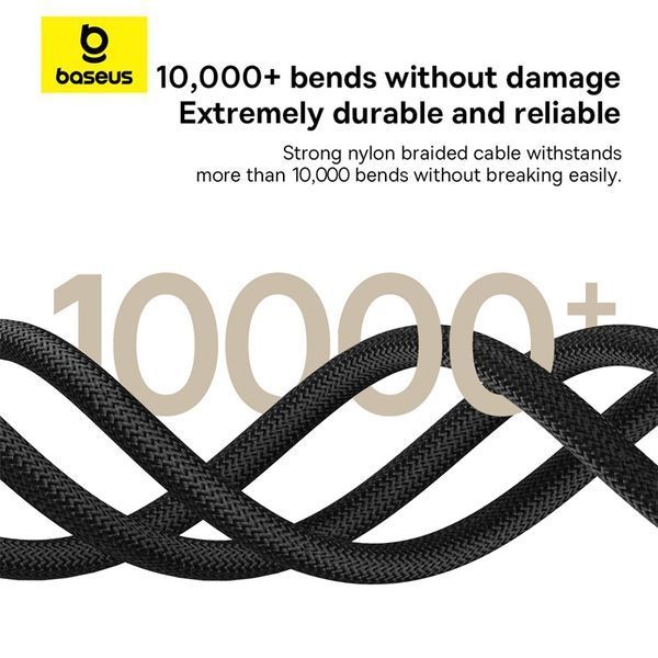 Кабель Baseus Dura Series Fast Charging Cable USB to Type-C 60W 1m Gold+Black 106222028 фото