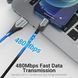 Кабель Vention USB 2.0 A to Lightning Cable 2M Gray Aluminum Alloy Type (LABHH) 723661308 фото 4
