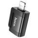 Адаптер HOCO UA31A iP male to USB female OTG adapter Black 547997035 фото 3