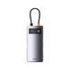 USB-хаб Baseus Metal Gleam Series 4-in-1 Multifunctional Type-C HUB Docking Station Gray （Type-C to USB3.0*3+RJ45*1） 104832837 фото 1