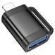 Адаптер HOCO UA31A iP male to USB female OTG adapter Black 547997035 фото 4