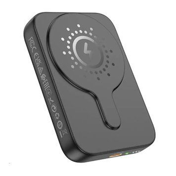 Зовнішній акумулятор HOCO J117A Esteem PD20W magnetic power bank(10000mAh) Black 504488409 фото