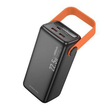 Зовнішній акумулятор BOROFONE BJ66 Magnifico 22.5W+PD20W fully compatible power bank (40000mAh) Black 177306595 фото
