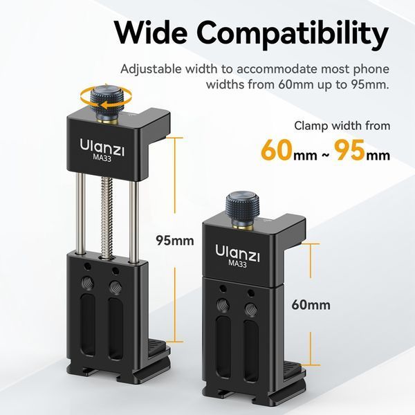 Тримач для телефону Ulanzi MA33 Phone Holder Black 343485620 фото