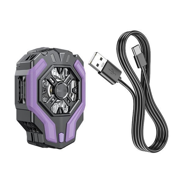 Кулер для мобільного HOCO GM26 Ambitious cooling mobile phone fan Black 653396432 фото