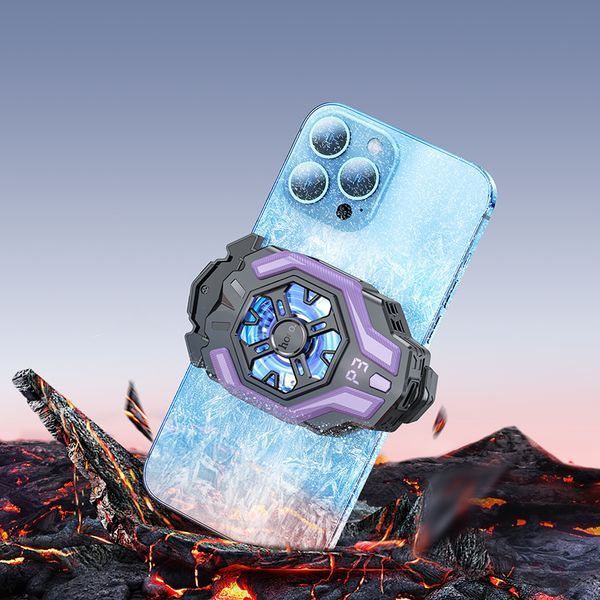 Кулер для мобільного HOCO GM26 Ambitious cooling mobile phone fan Black 653396432 фото